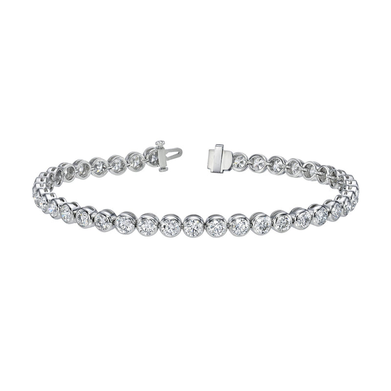 Bezel Diamond tennis bracelet